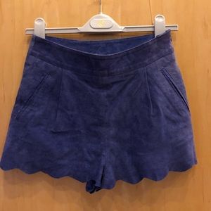 Velvet shorts